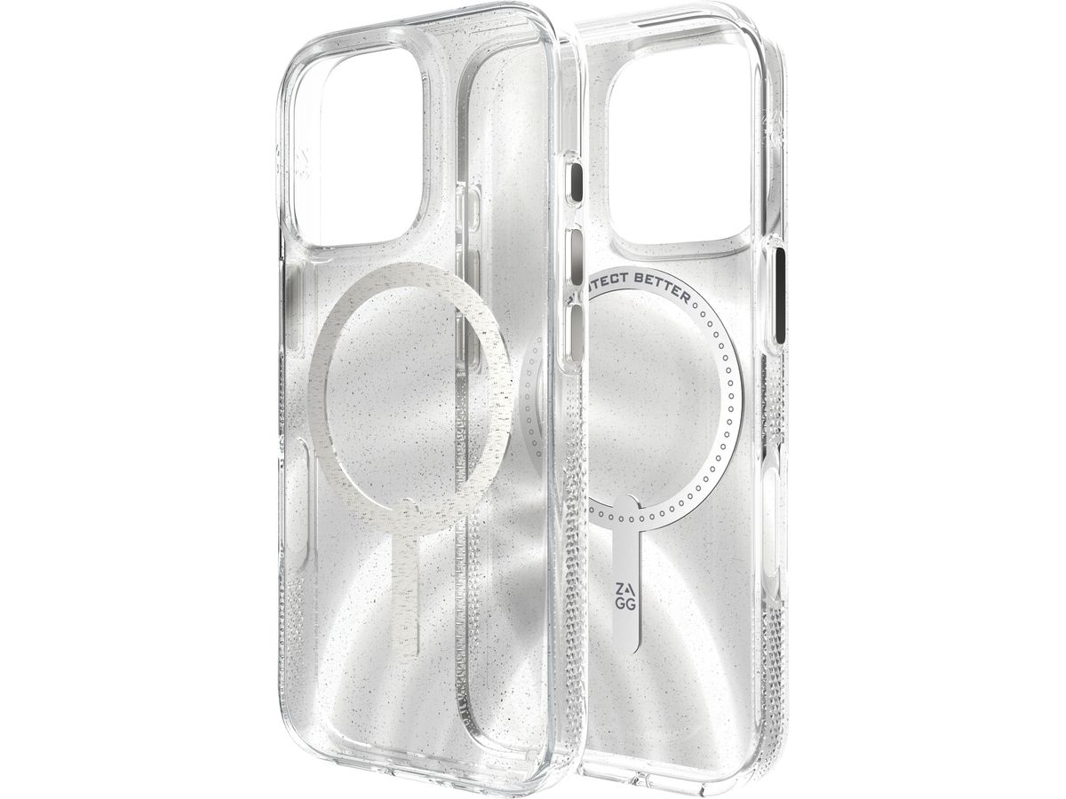 ZAGG Milan Cases Snap Apple 702315120 iPhone 16 Pro,Swirl Glitter (0840390319562)