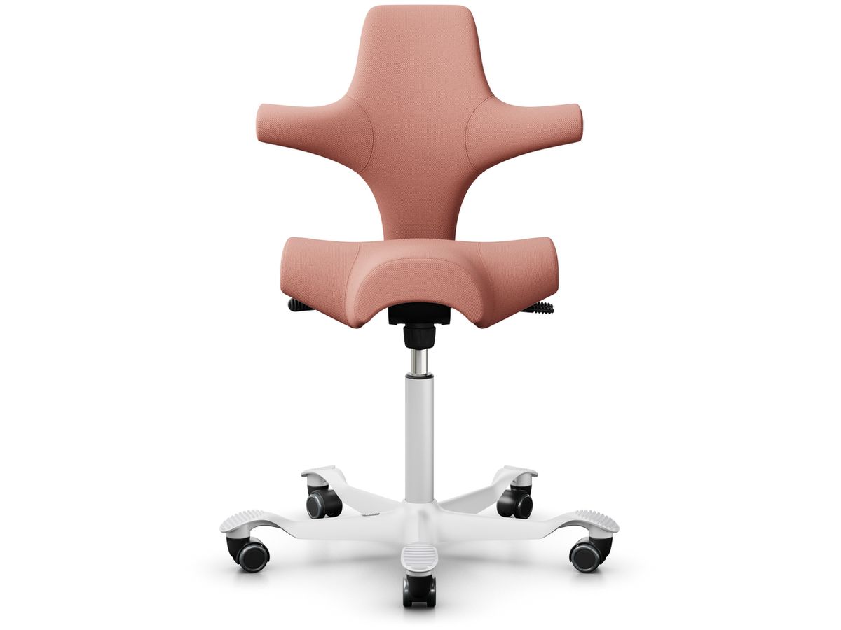 HAG Chaise de bureau Capisco 8106 8106-STD pêche/blanc (7612532059345)