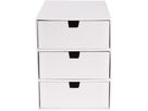 BIGSO BOX OF SWEDEN Cassettiera Ingrid 15751300 3 scomp., bianco (7330061057853)