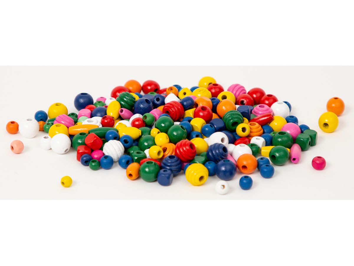 I AM CREATIVE Perla di legno MAA4700.00 colorato ca. 250 pezzi (7611983158195)