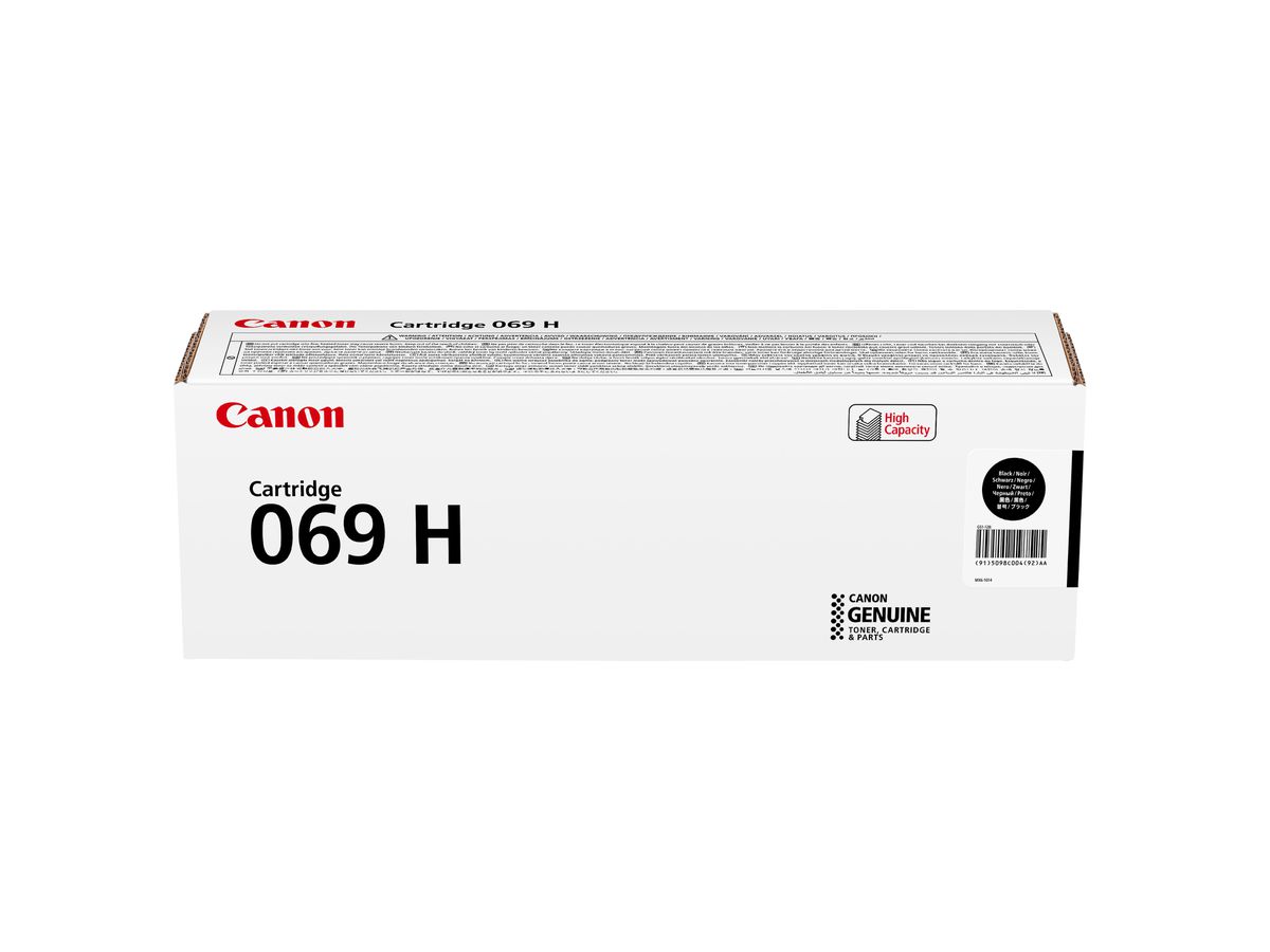 CANON Modulo di toner 069H nero 5098C002 LBP673CDW 7600 pages (4549292196924)