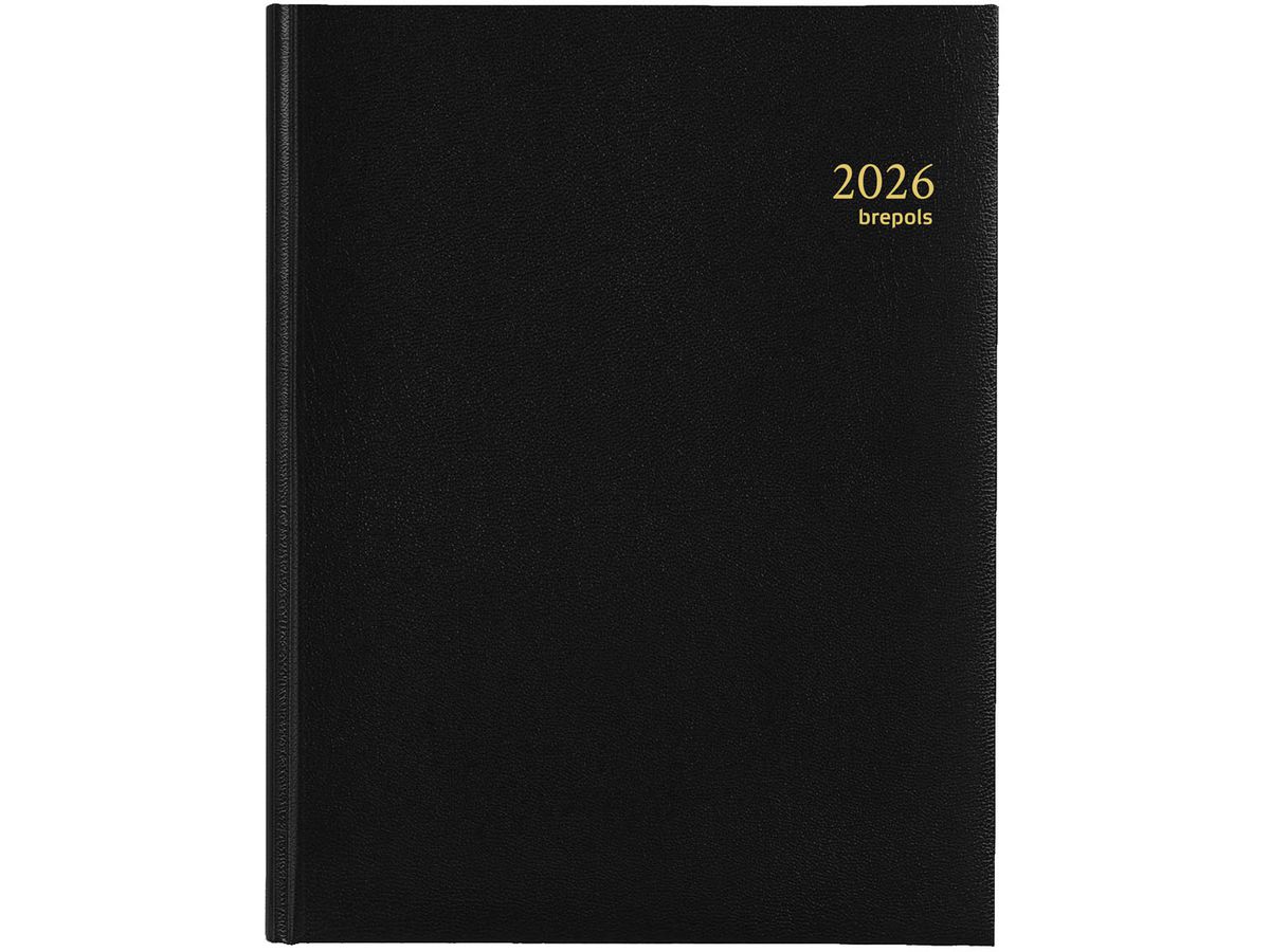 BREPOLS Agenda Timing Lima Kul. 2026 0.136.1256 1S/2P noir 17.1x22cm (5412303005197)
