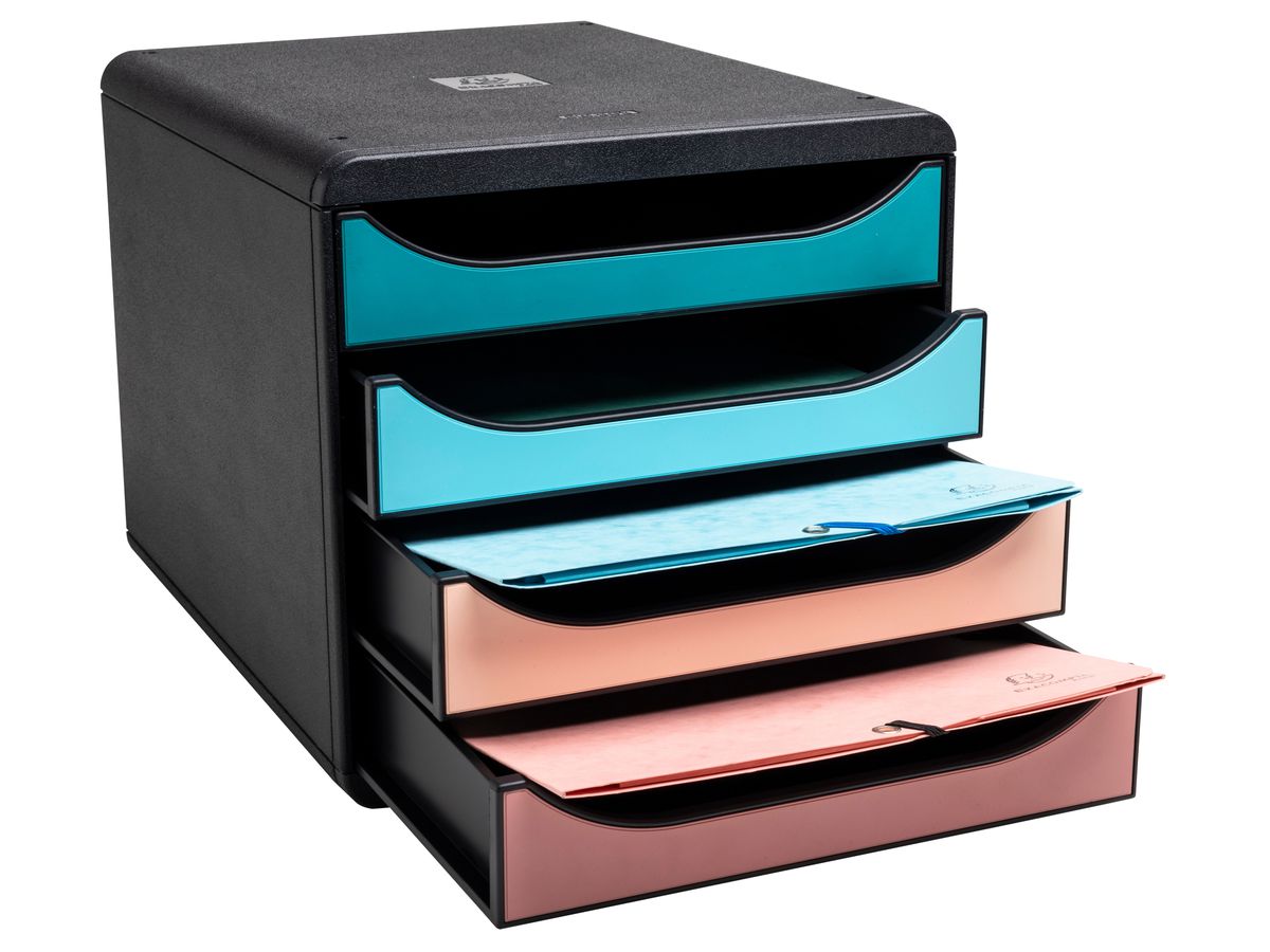 EXACOMPTA Set Tiroires SKANDI A4+ 310606D Big Box, 4 comp. (9002493310605)