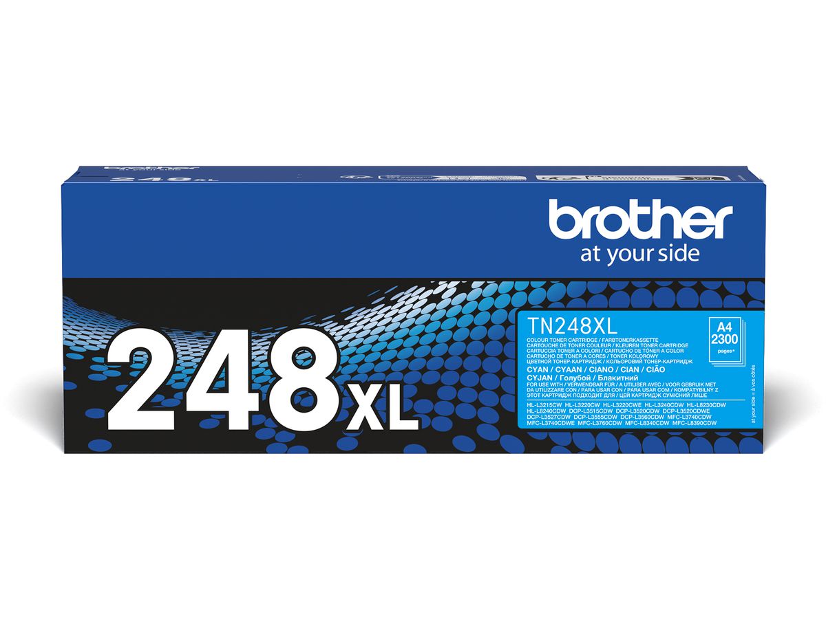 BROTHER Toner HY cyan TN-248XLC HL-L8240CDW 2300 pages (4977766821797)