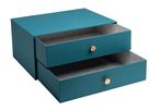 EXACOMPTA Schubladenbox OfficeByMe A4+ 30603E 2 Schubladen, blau (3130630306030)