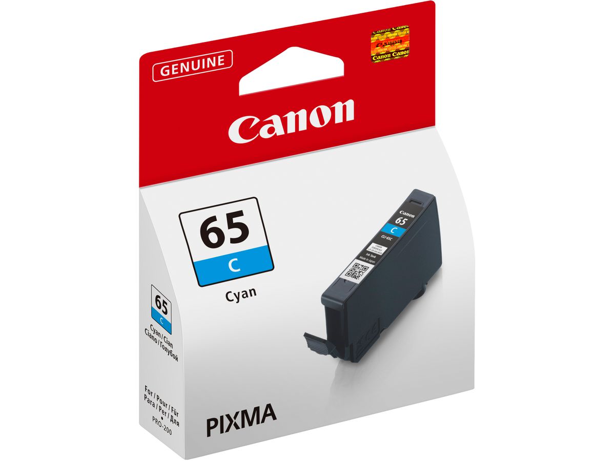 CANON Cart. d'inchiostro cyan CLI-65C PIXMA Pro-200 12.6ml (4549292159257)