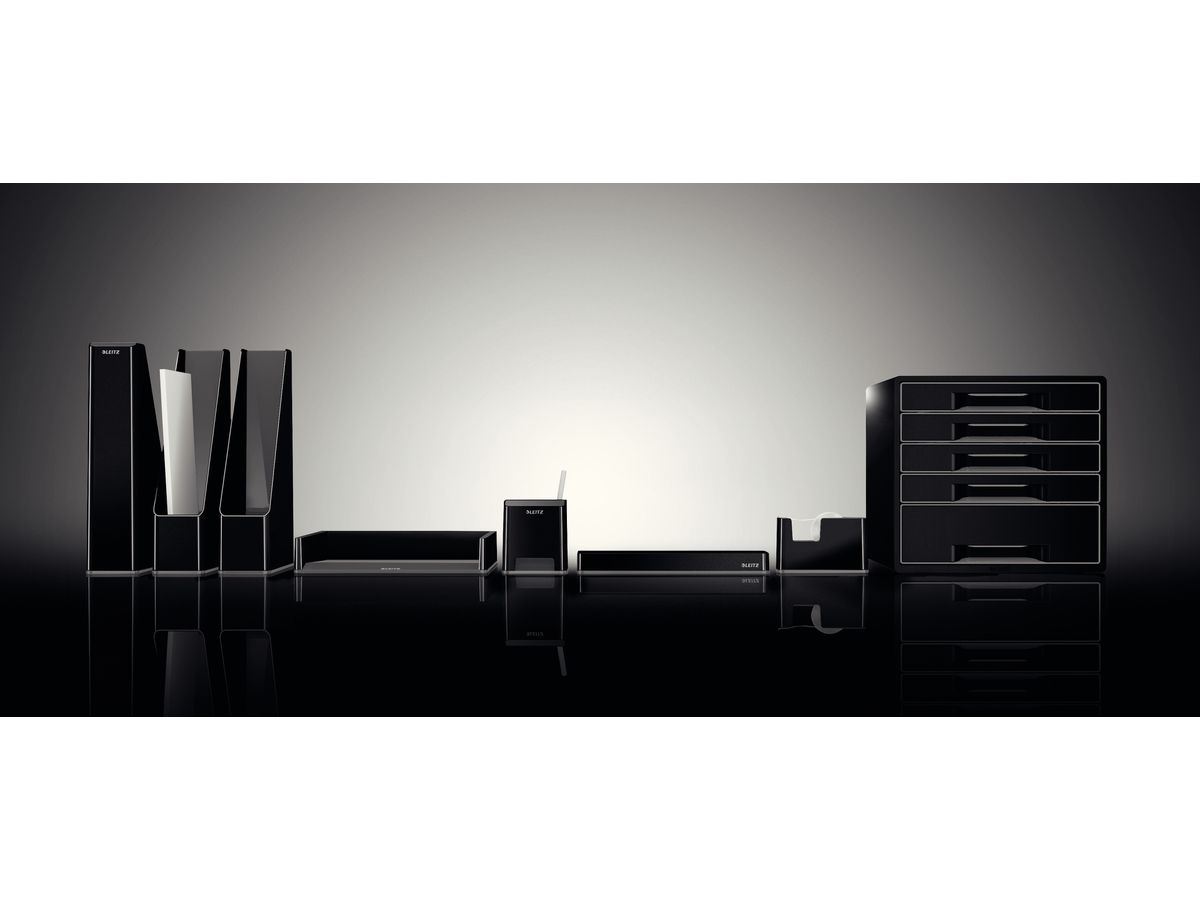 LEITZ Vaschetta portac. Duo Color A4 53610095 nero (4002432117468)