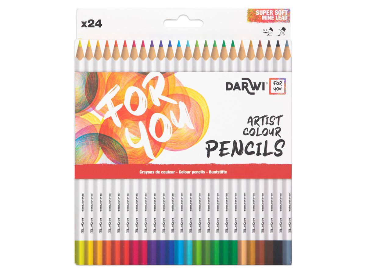 DARWI Matita colorate DF2100024K01C 24 pezzi (5411711463650)