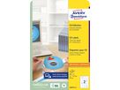 AVERY ZWECKFORM Etichette CD 117mm L6015-25 Universale, bianco 25f./2pz. (4004182060155)