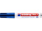 EDDING Permanent Marker No. 1 1-5mm 1-3 blu (4004764000531)