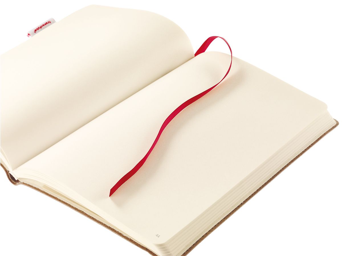 TRANSOTYPE senseBook RED RUBBER A6 75020600 neutro, S, 135 fogli beige (8716329071318)