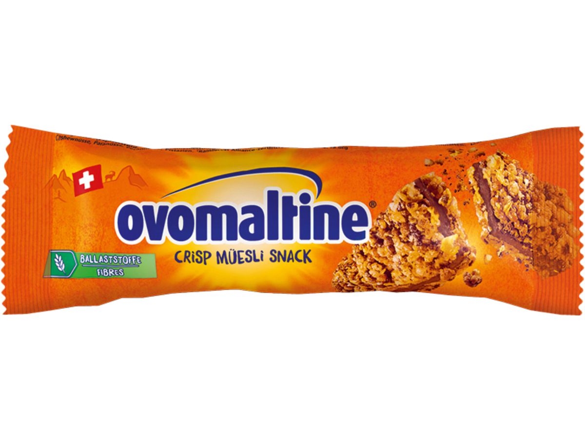 OVOMALTINE Crisp Müesliriegel 102185888 25g, 25 pz. (7612100908044)