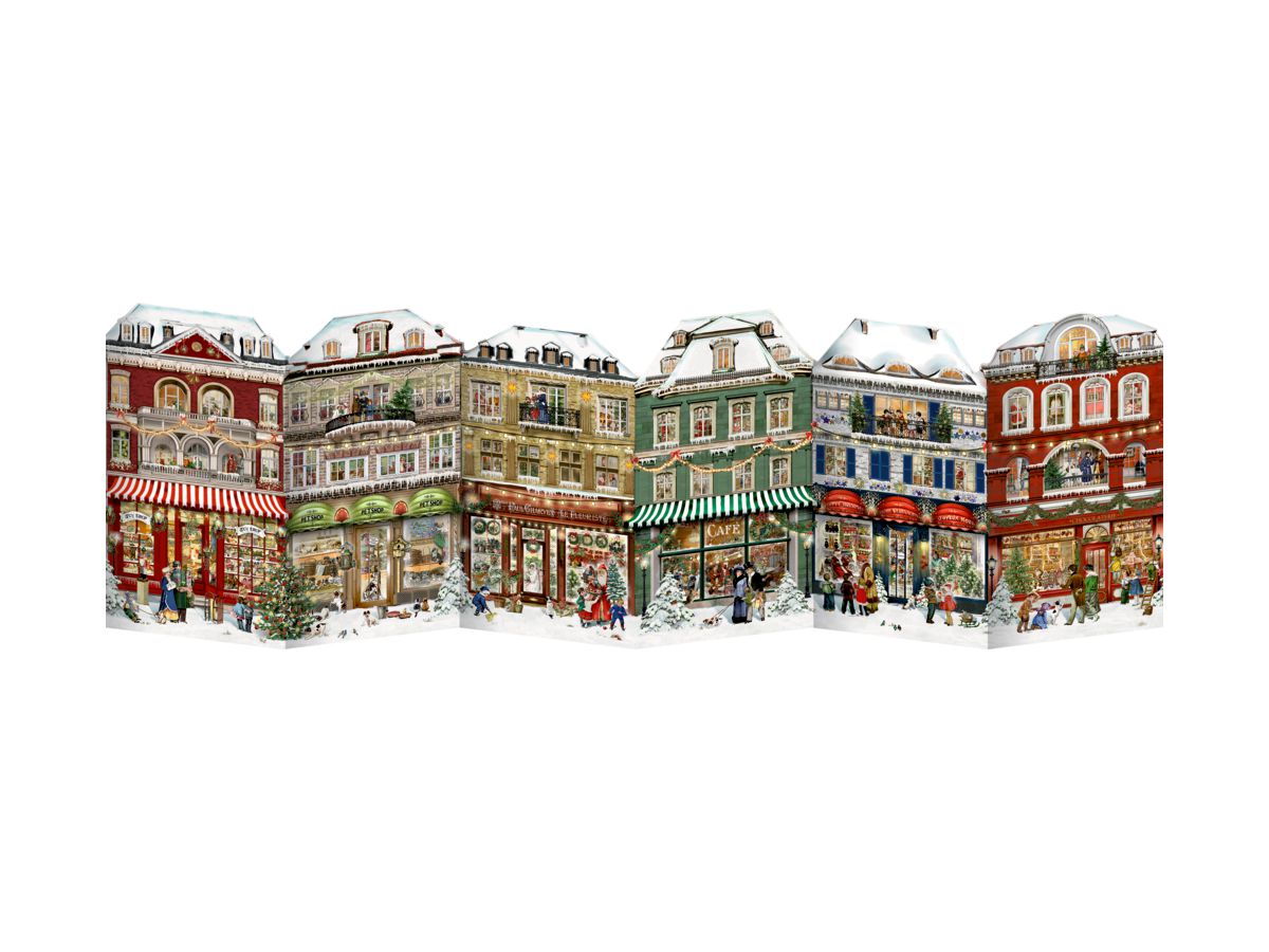 COPPENRATH Aufstell-Adventskalender 72505 Weihnachtslädchen-Leporello (4050003725055)