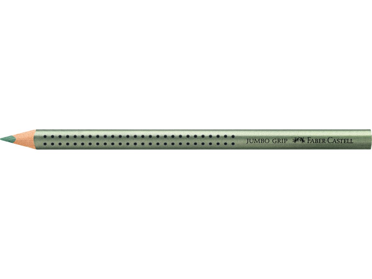 FABER-CASTELL JUMBO GRIP Metallic 110985 verde (4005401109853)