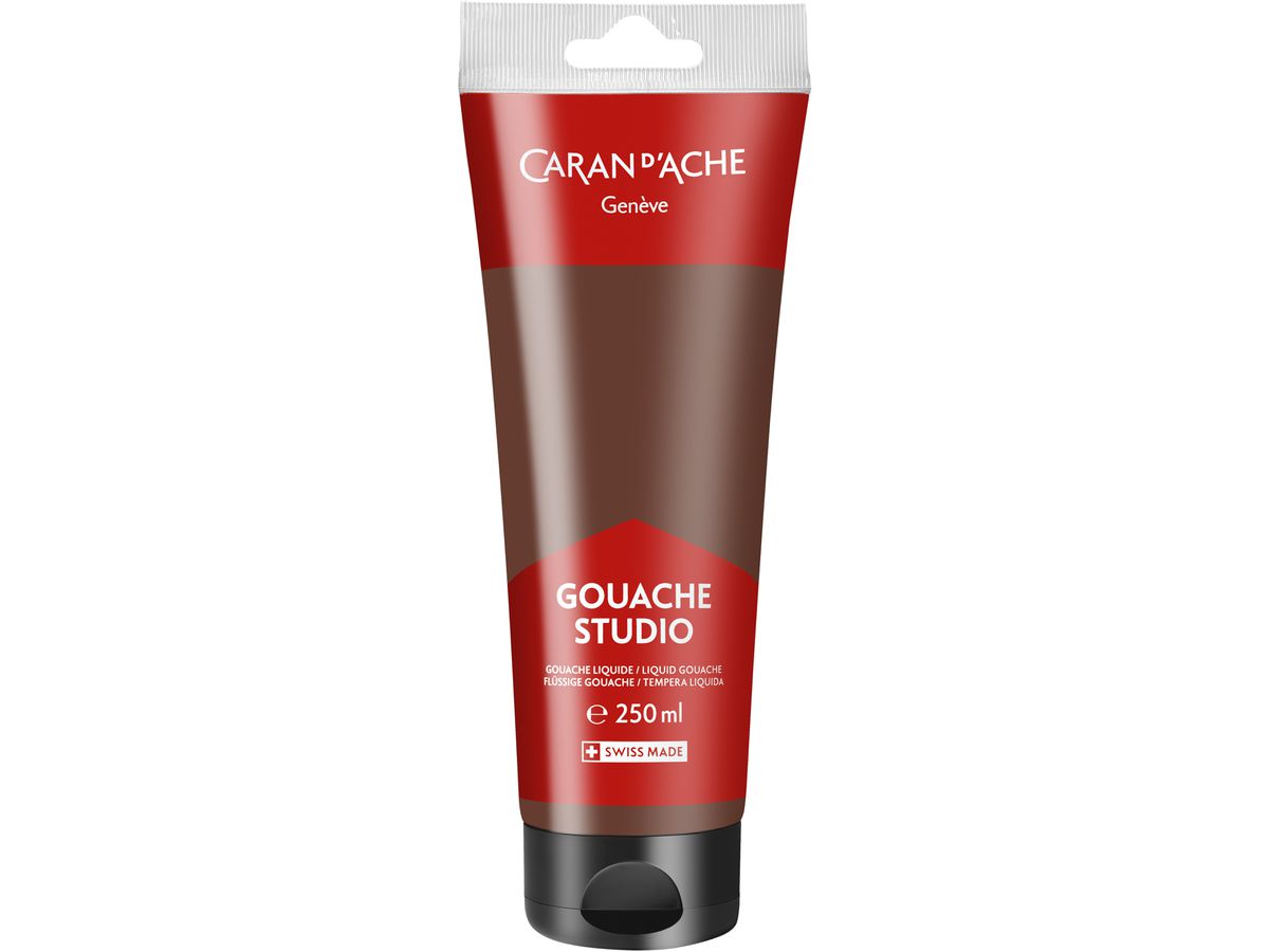CARAN D'ACHE Deckfarbe Gouache 250ml 2330.069 siena gebrannt, Studio (7630002358460)