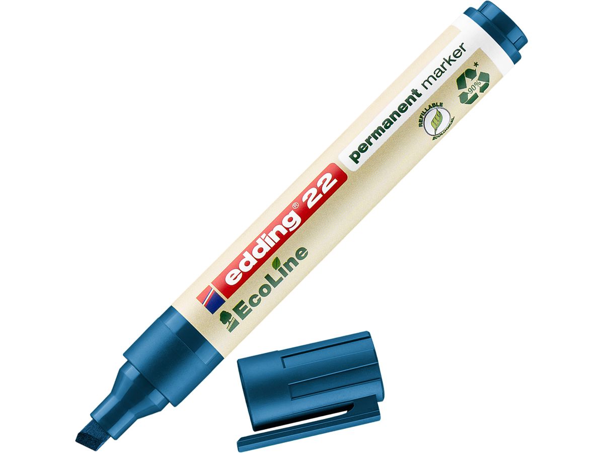 EDDING Permanent Marker 22 1.0-5.0mm 22-3 blu (4004764918027)