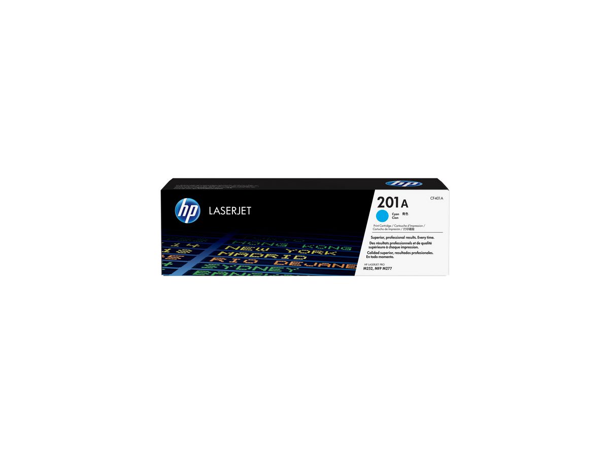 HP Toner-Modul 201A cyan CF401A CLJ Pro M252/MFP277 1330 S. (0888793237953)