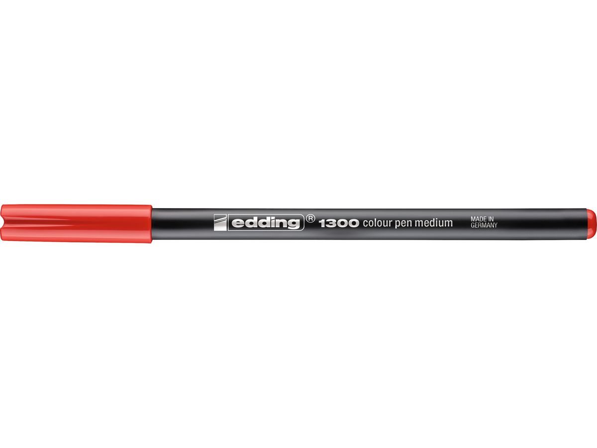 EDDING Stylo Fibre 1300 2mm 1300-2 rouge (4004764288120)