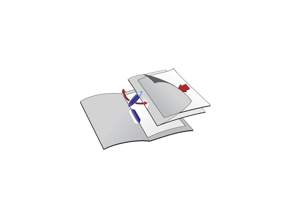 DURABLE Klemmhefter SWINGCLIP 226006 für 30 Blatt A4 blau (4005546208770)