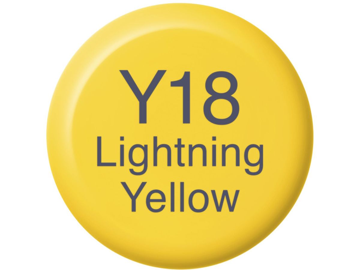 COPIC Ink Refill 21076254 Y18 - Lightning Yellow (4511338058244)