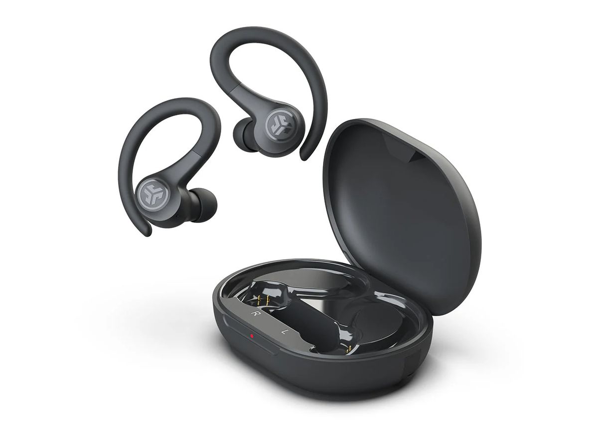 JLAB Go Sport+ Earbuds IEUEBGAIRSPRTRBLK124 True Wireless, Graphite (0812887017404)