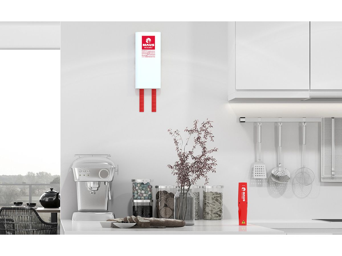 MAUS Coperta anti incendio 5001-1 SS EN-1869:1997, 120x180cm (7350015530065)