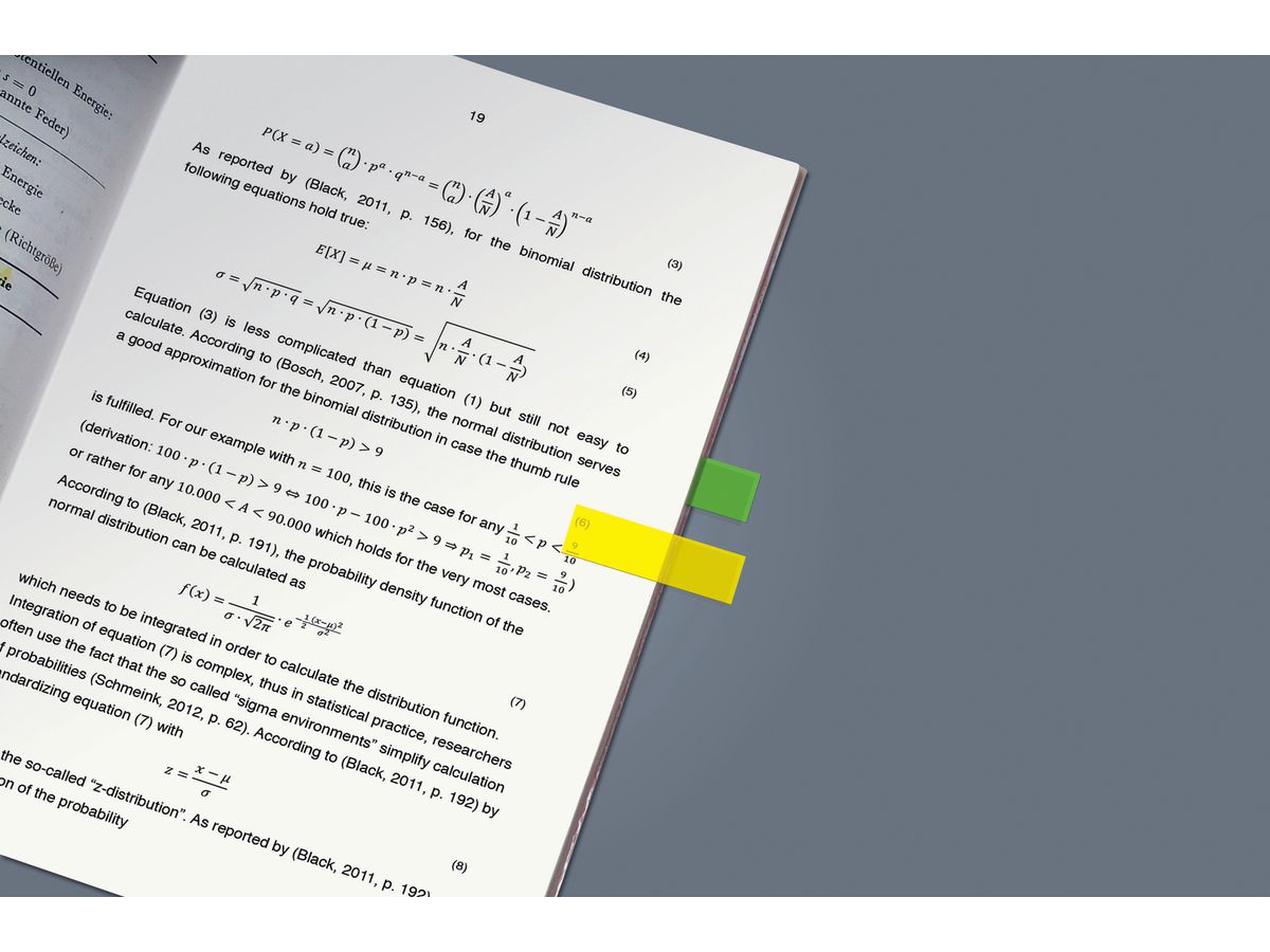 SIGEL Sticky Notes Film 12x50mm HN615 5 colori ass. 5 x 40 strisce (4004360957987)