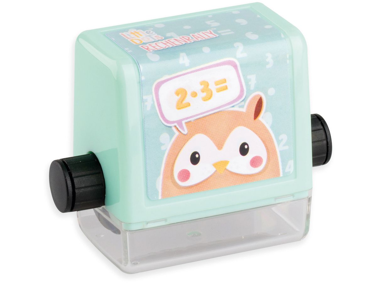 LITTLE DOTS Rally di calcolo timbro rullo 160ROLLSTEMP Meno calcolare, Numeri (9010835137124)