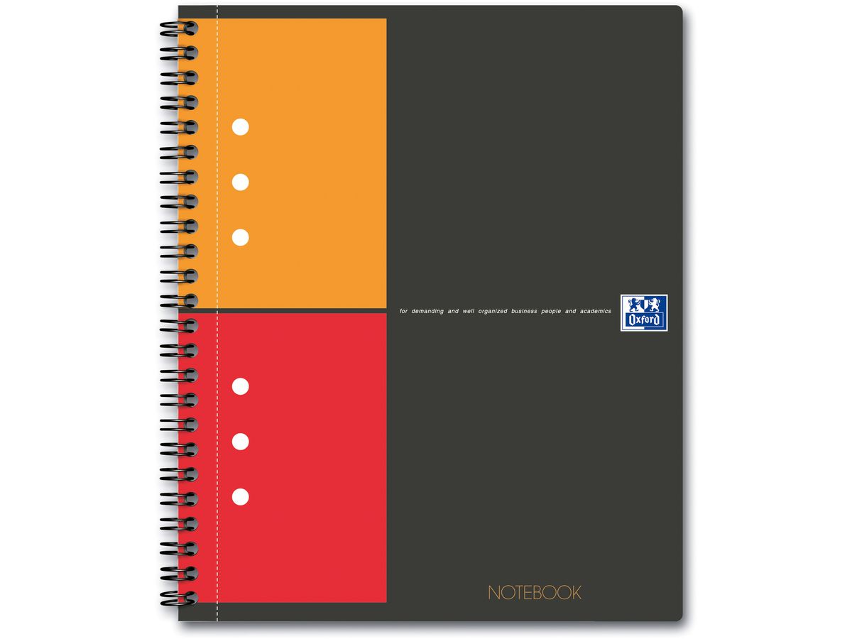 OXFORD Carnet spirale A5+ 100101849 quadrillé 5mm, 80g 80 flls. (3020120012117)