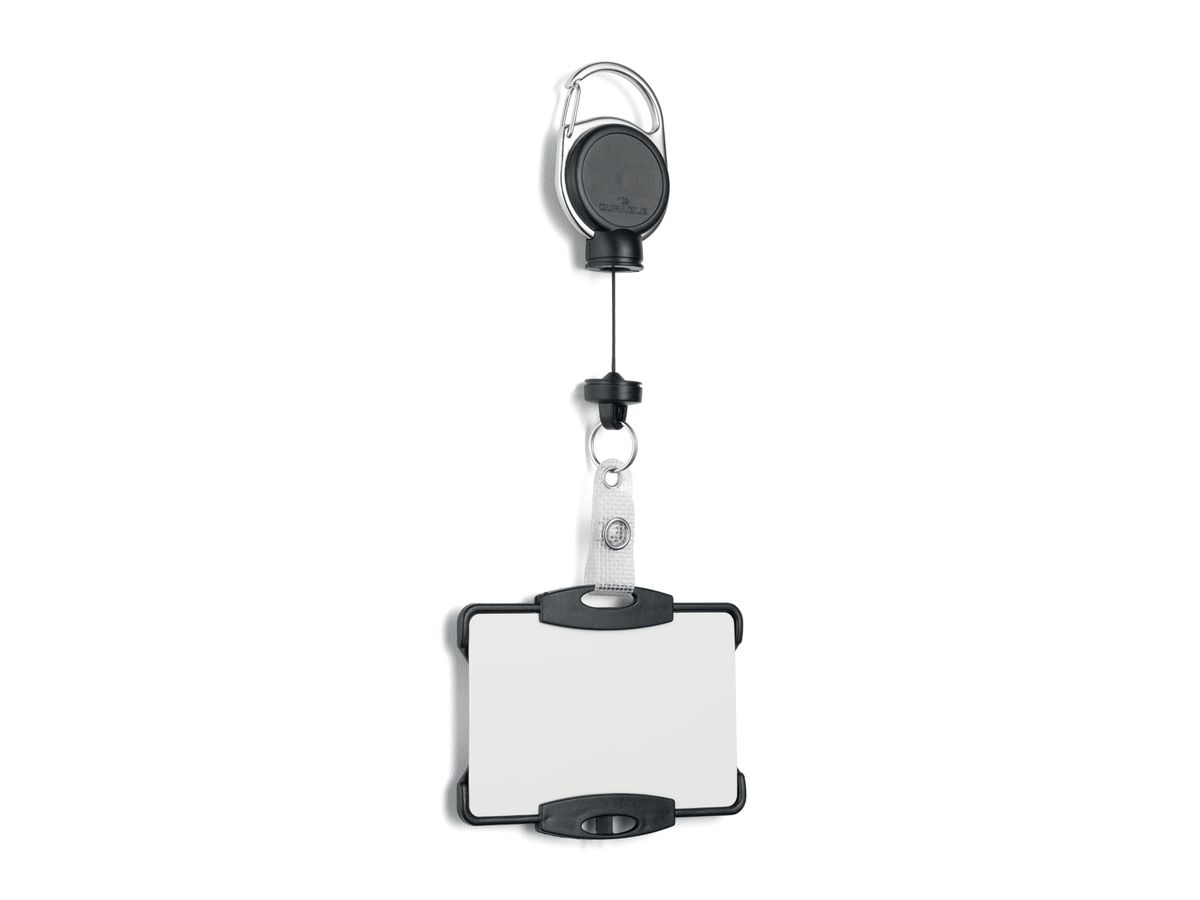 DURABLE Badge Holder Jojo EX.STRONG 868901 54x87mm, nero (4005546999579)