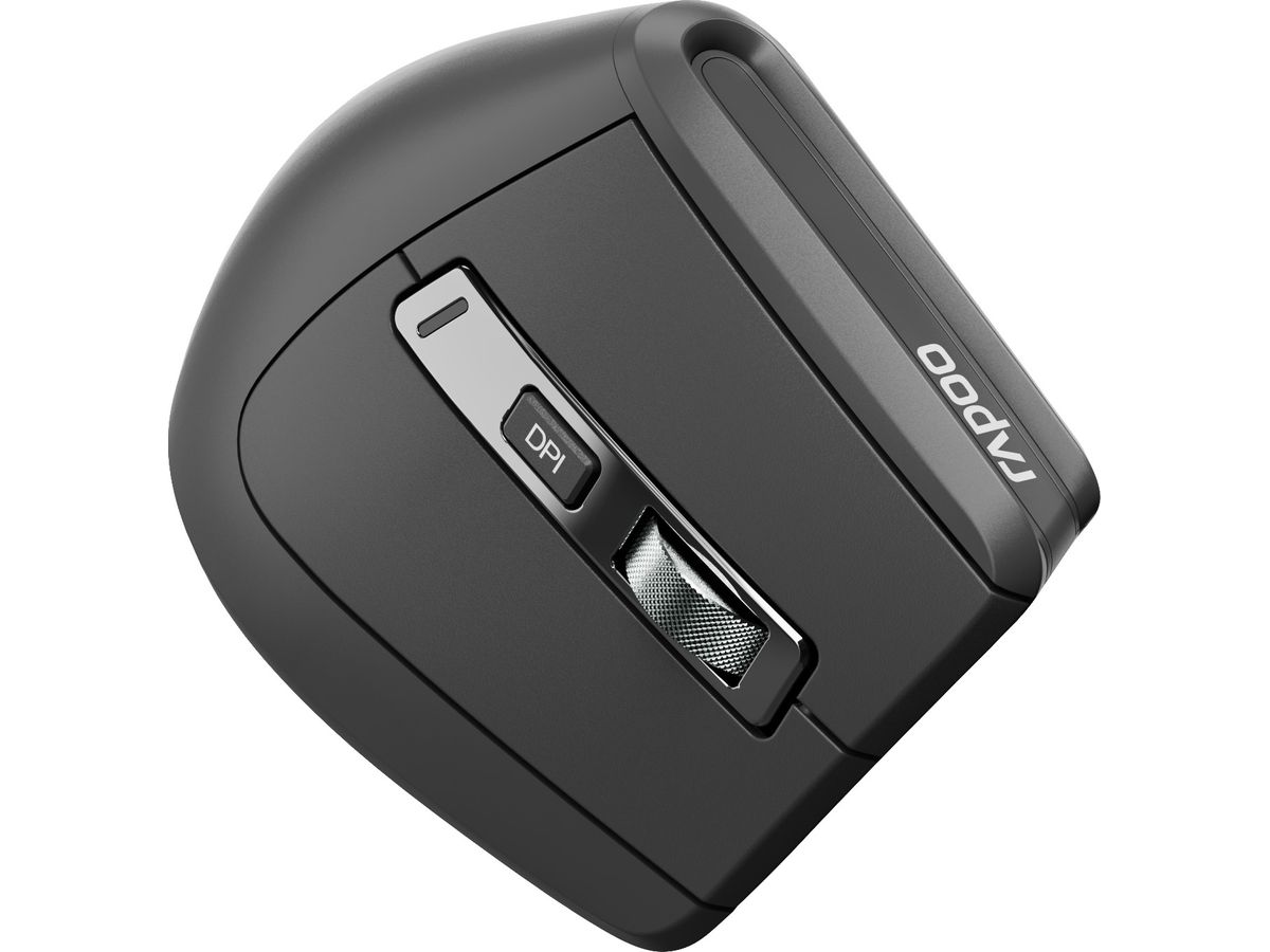 RAPOO EV310M Ergo. Wirel. Mouse 13049 Multi-Mode, Grey (6940056130495)