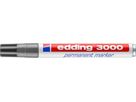 EDDING Permanent Marker 3000 1,5-3mm 3000-12 grigio (4004764008070)
