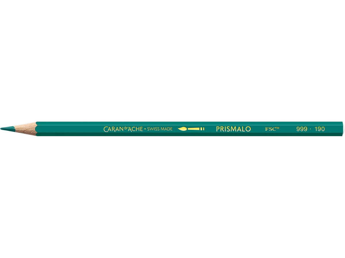 CARAN D'ACHE Matita colorata Prismalo 3mm 999.190 verde-blu (7610186843433)