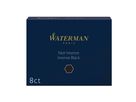 WATERMAN Inchiostro standard S0110850 nero 8 pezzi (3034325200194)