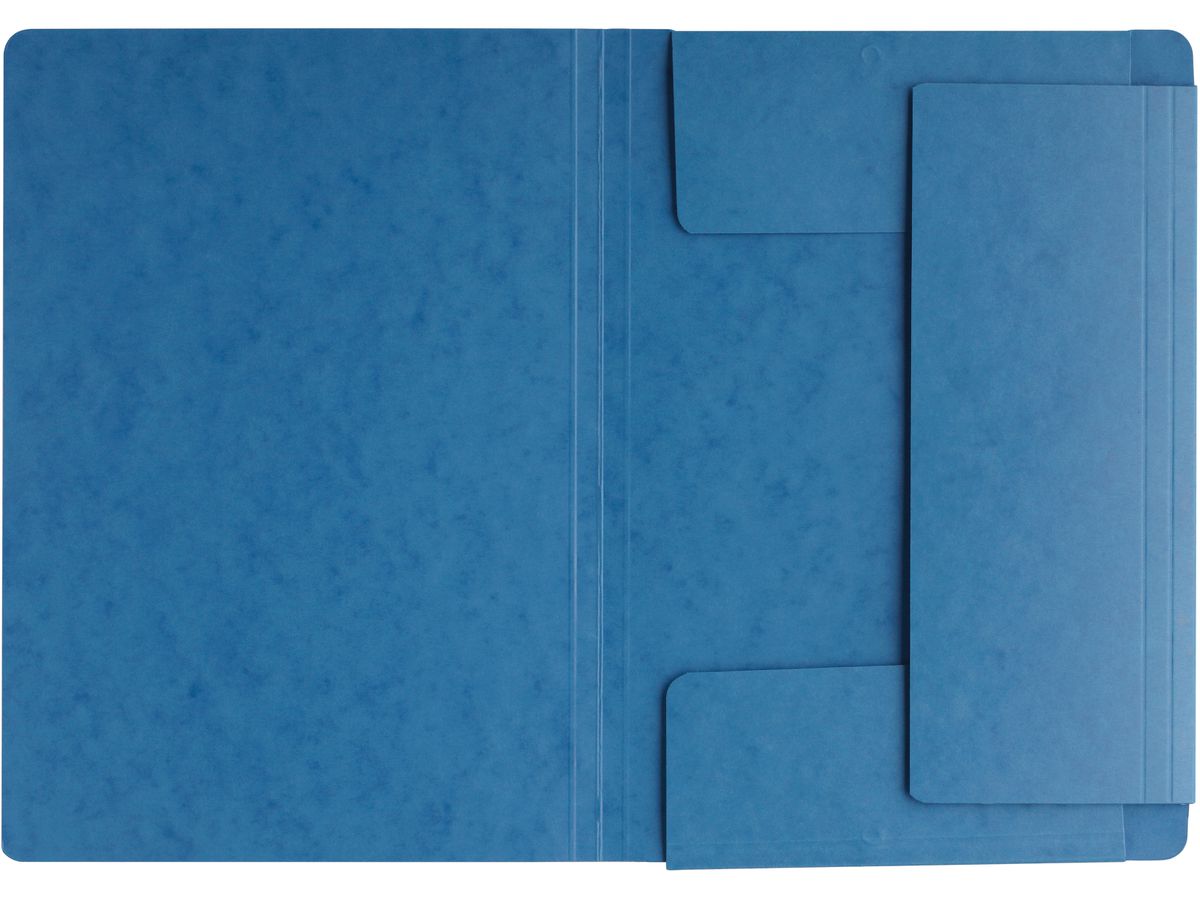 PAGNA Dossiers élastiques A4 24007-02 bleu 3 volets (4013951004955)