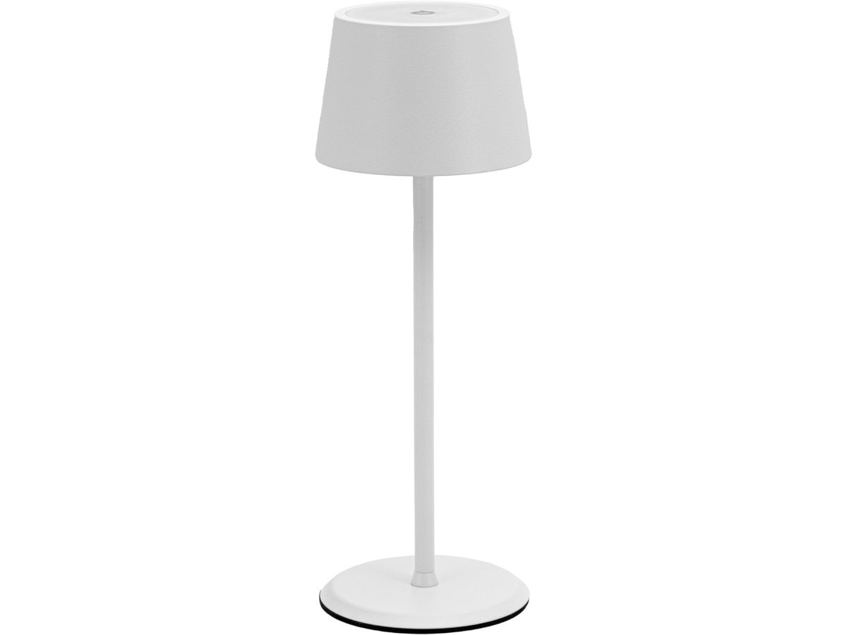 SECURIT Lampe de table MONTE CARLO LP-MC-WT blanc, batterie, dimmable (8720663161222)
