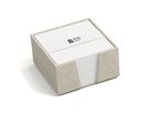 BIGSO BOX OF SWEDEN Portamemo James 110x110mm 2711C5501 in lino, beige (7330061064776)