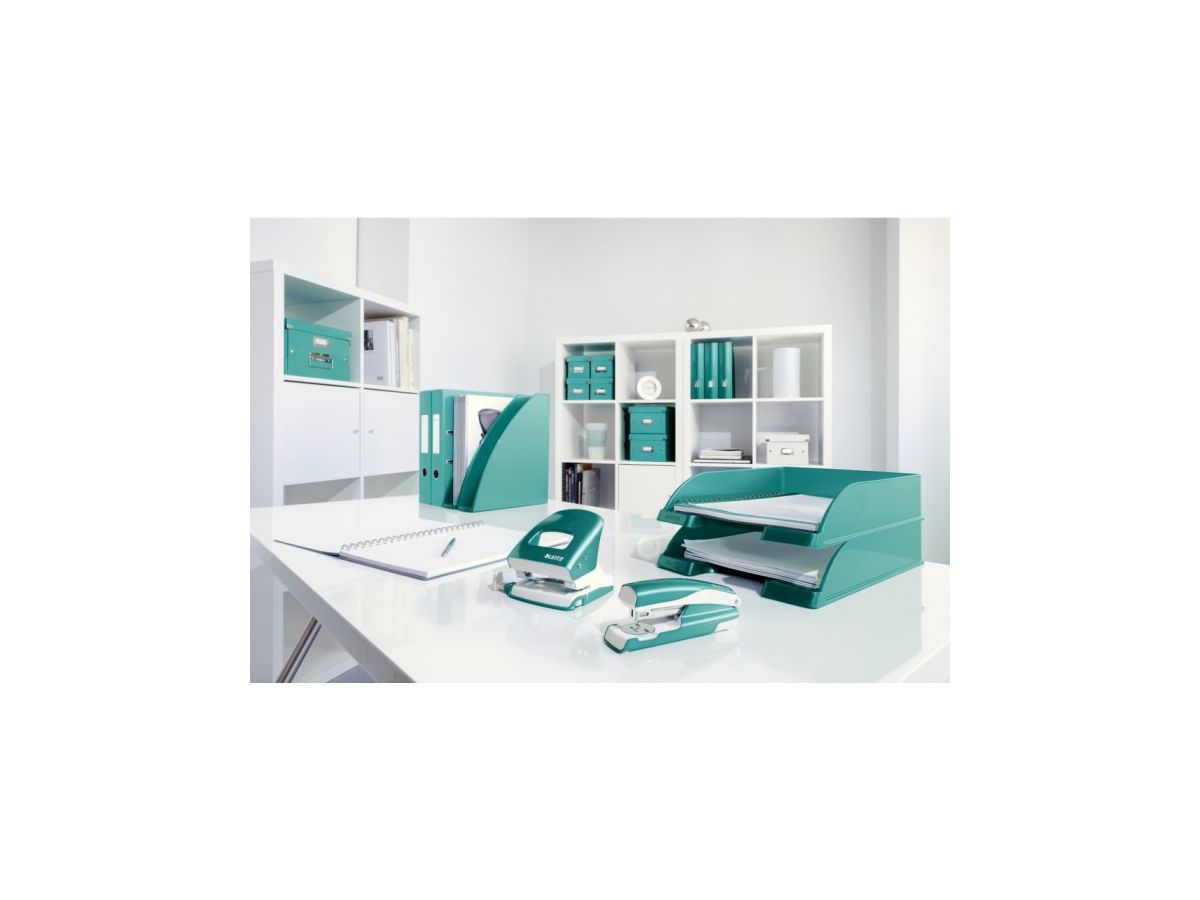 LEITZ Briefkorb WOW A4 52263051 eisblau (4002432104352)