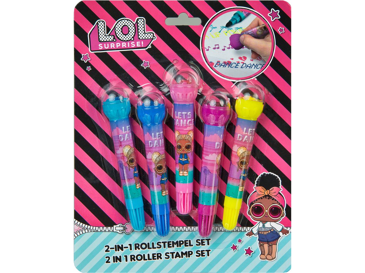 UNDERCOVER Set di timbri a rullo 2 in 1 LOLO0743 LOLO Surprise (4043946298366)