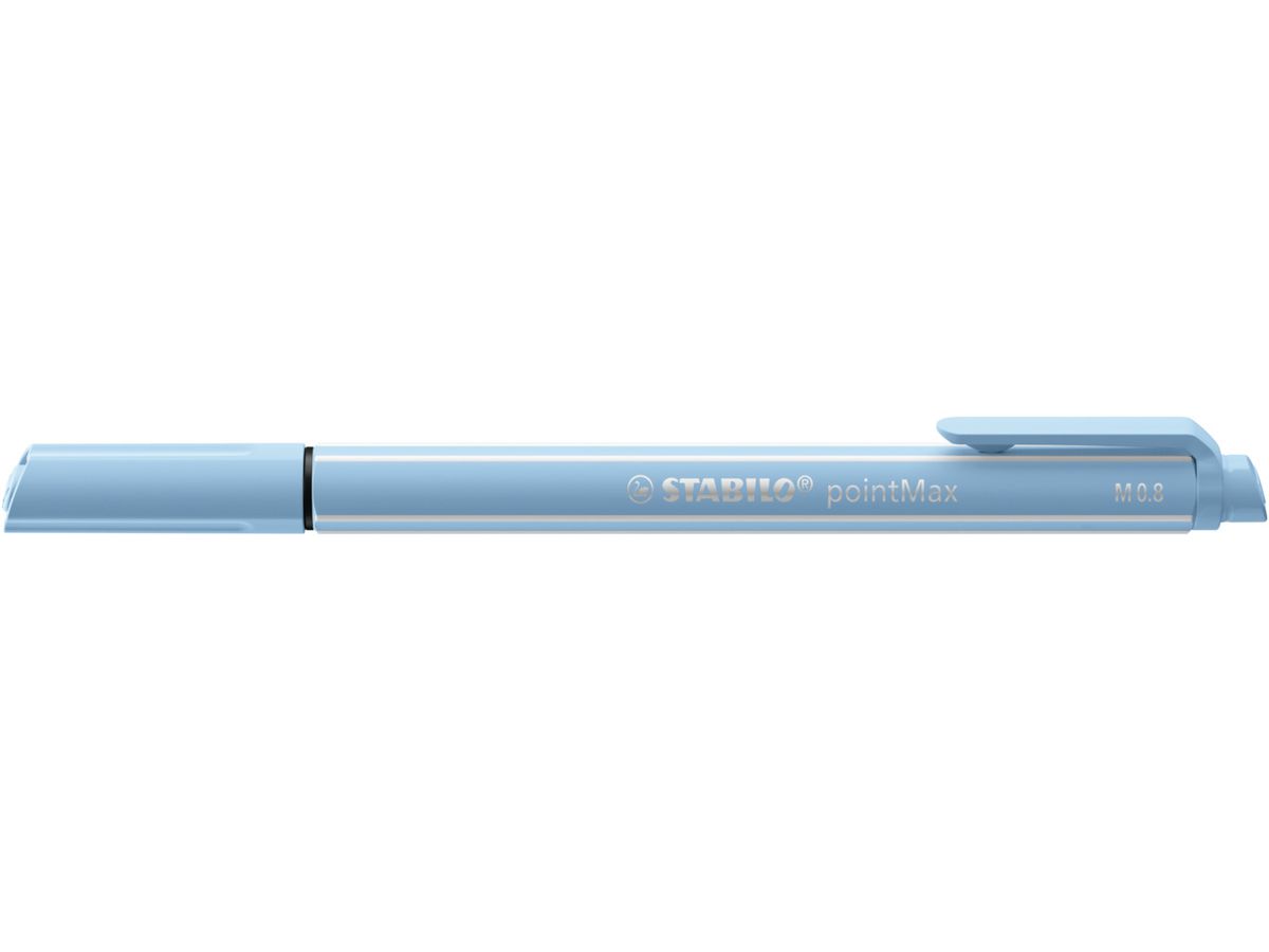 STABILO Fineliner PointMax 0.8mm 488/11 eisblau (4006381503167)