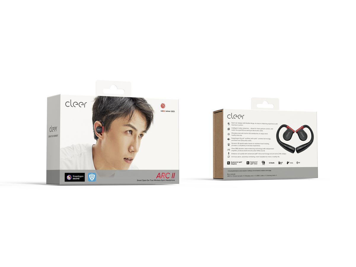 CLEER Audio ARC II Sport Edition GS-1395-02-A1 TWS, Red/Black (0841084100923)