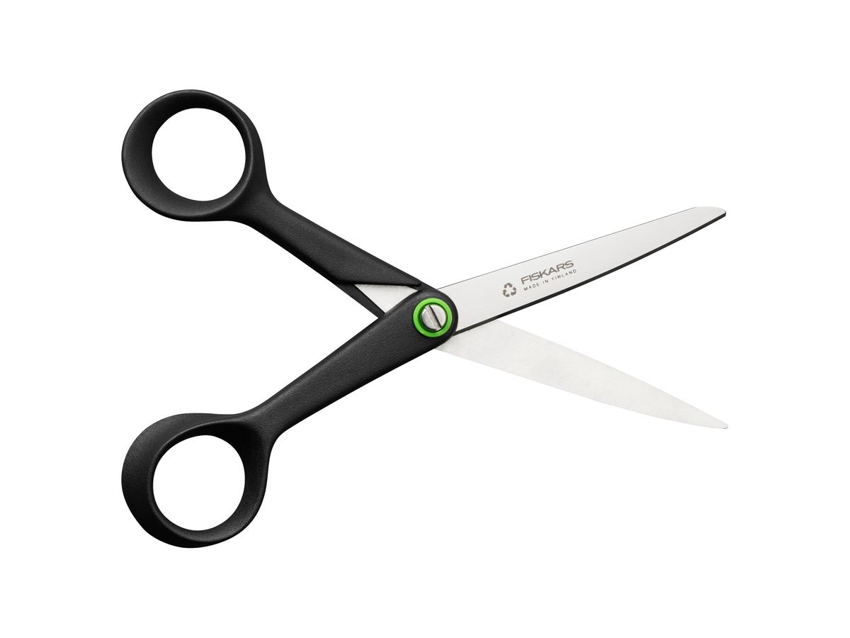 FISKARS Forbice Recycling 17cm 1074543 nero, destri (6424002019411)