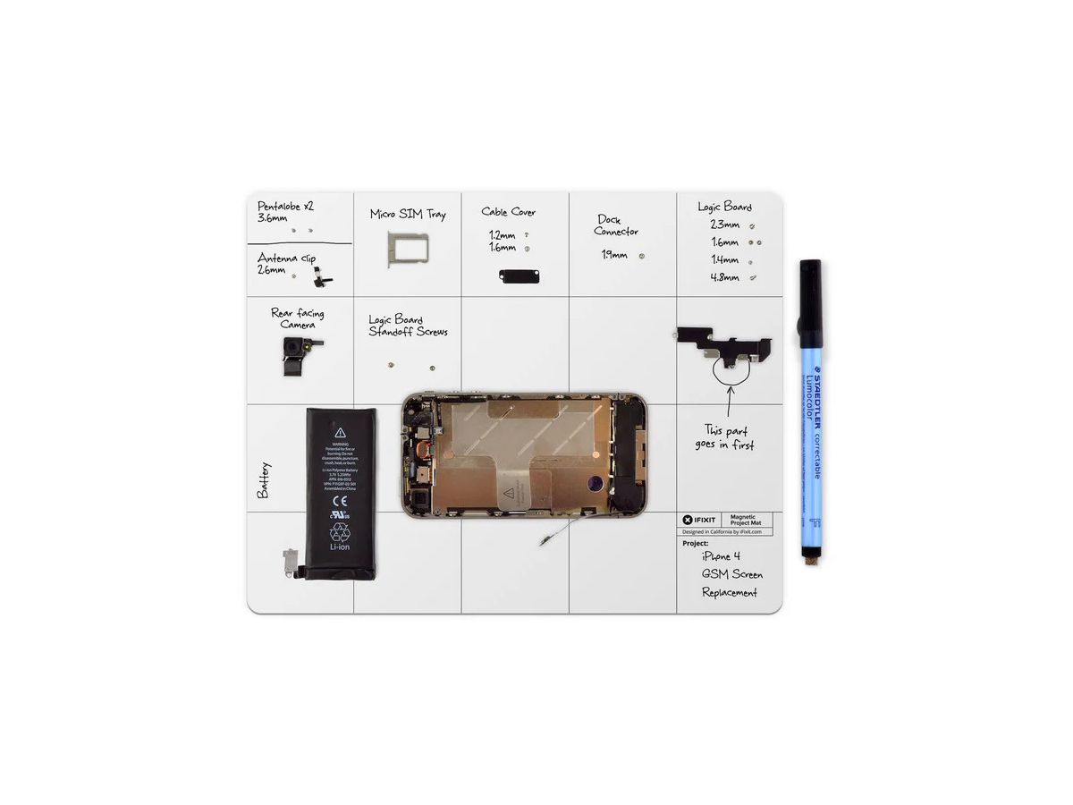 IFIXIT Pro Magnetic Project Mat IF145167-4 (0856235006047)