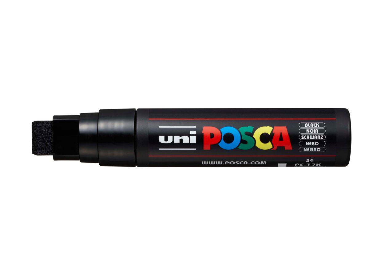 POSCA Marker 15mm PC-17K BLACK nero (4902778364222)