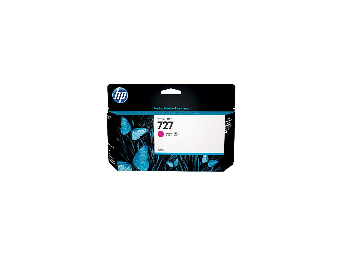 HP Tintenpatrone 727 magenta B3P20A DesignJet T920/T1500 130ml (0887111963758)