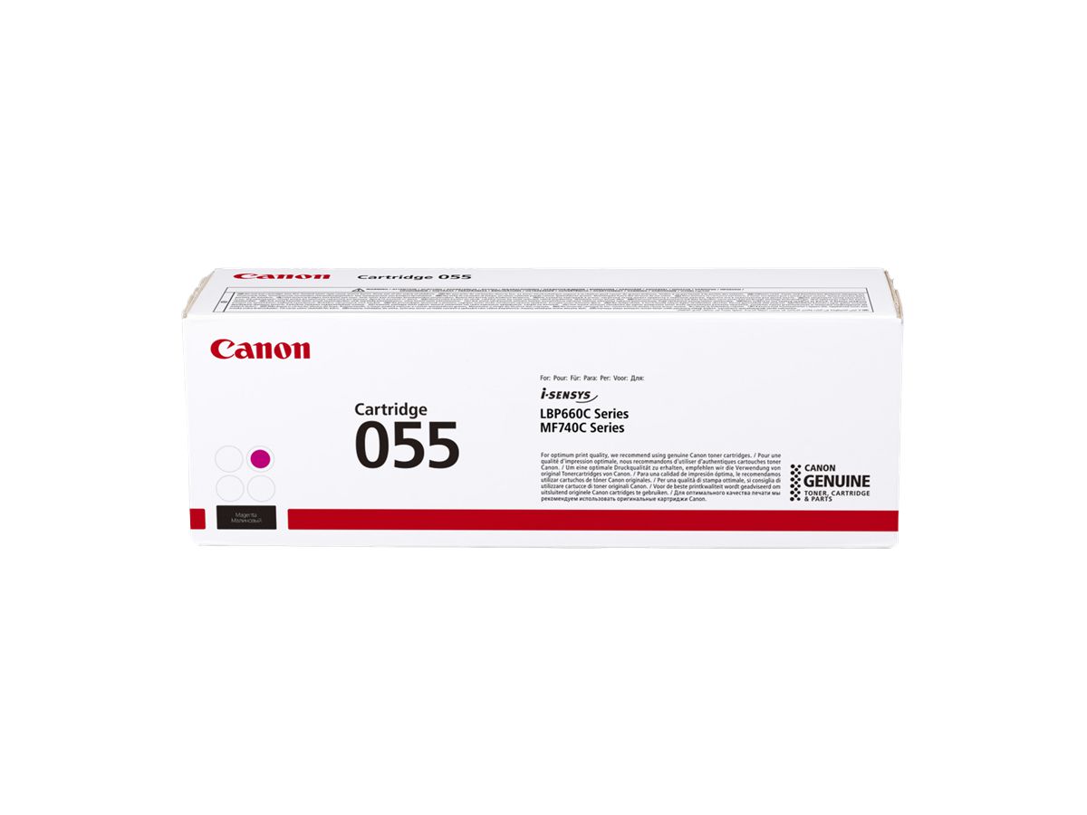 CANON Modulo di toner 055 magenta CRG 055 M LBP663/MF742 2100 pagine (4549292124637)