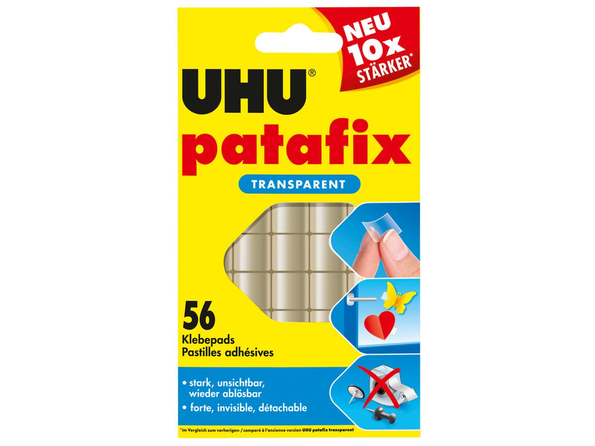 UHU Patafix Pads 48815 trasparente 56 pz. (4026700488159)