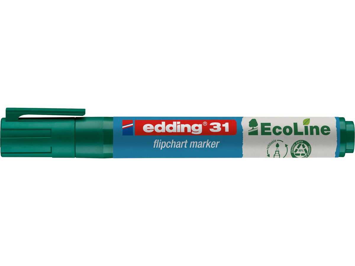 EDDING Flipchart Marker 31 1.5-3mm 31-4 grün (4004764947133)