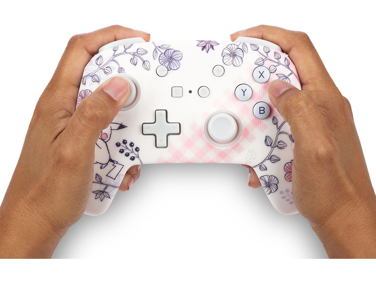 POWER A Enhanced Wireless Ctrl. NSGP0257-01 NSW, Pikachu Garden (0617885085512)