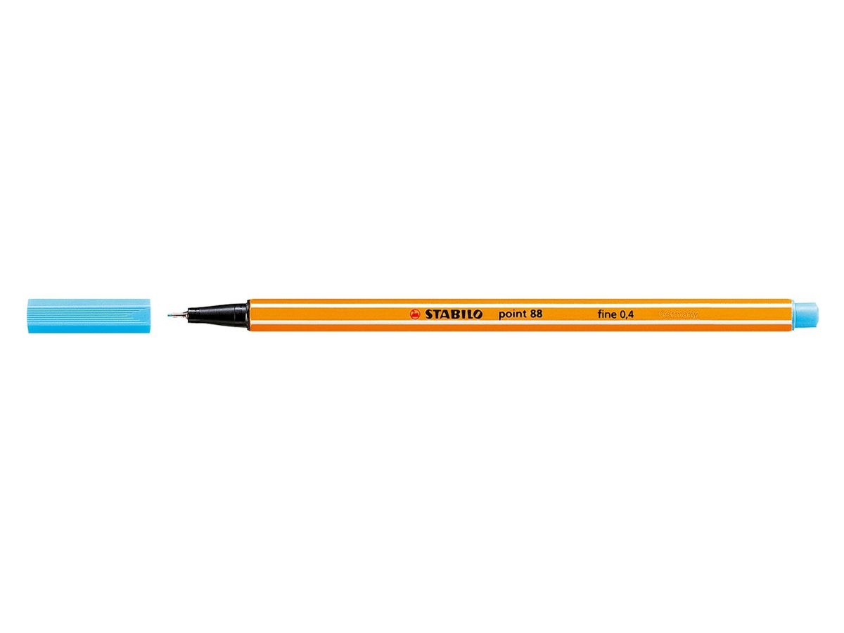 STABILO Fineliner Point 88 0.4mm 88/57 azzurro (4006381333931)